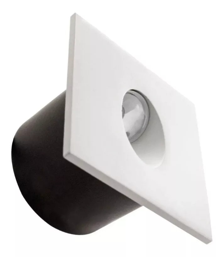 Balizador Opus Vision Branco 3 Watts IP65 3000K 80x80x51mm OPS 33266