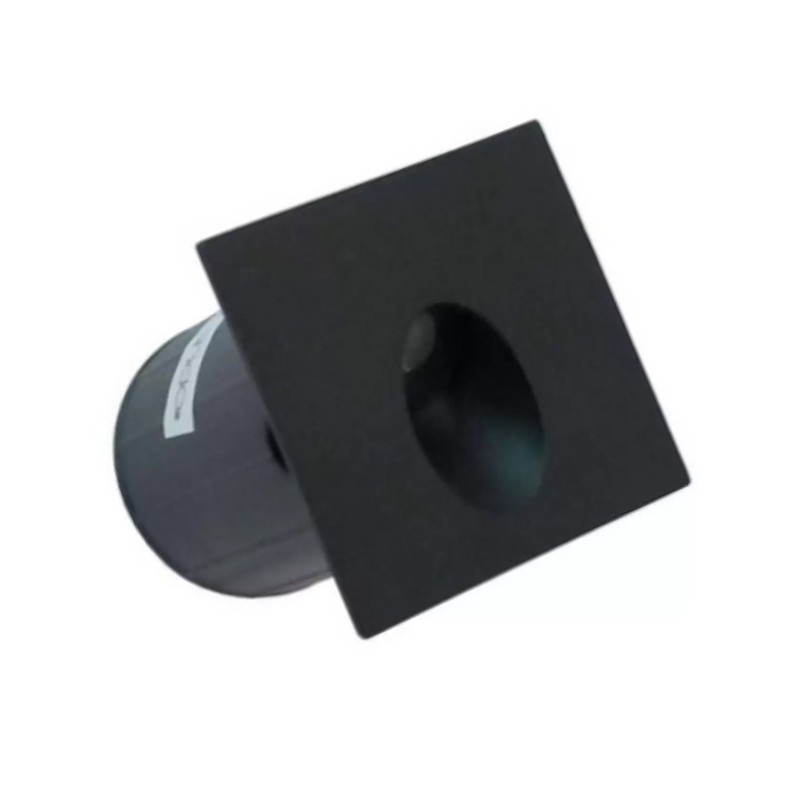 Balizador Opus Vision Preto 3 Watts IP65 3000K 80x80x51mm OPS 81614