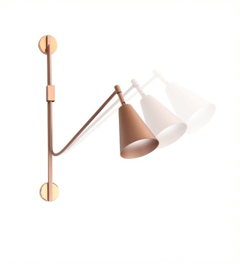 Arandela Old Artisan Articulada 1L E27 520x120x600mm AR-5557