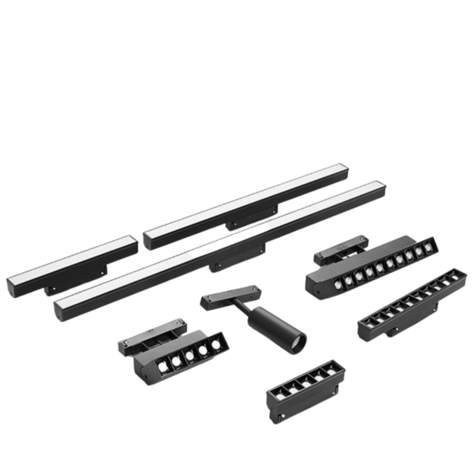 Módulo Magnético Opus LED Soul 12 watts 2700K 48V IRC90 24° IP20 235x22x43mm Preto OPS 83151