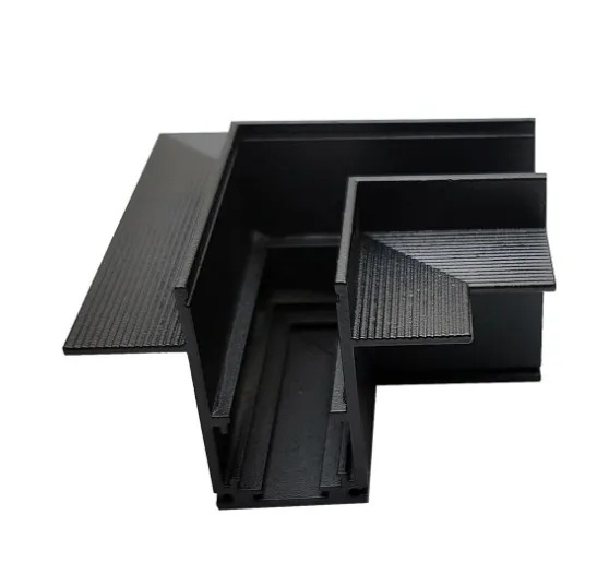 Emenda Trilho Magnético Opus LED Embutir 2D Preto OPS 85681
