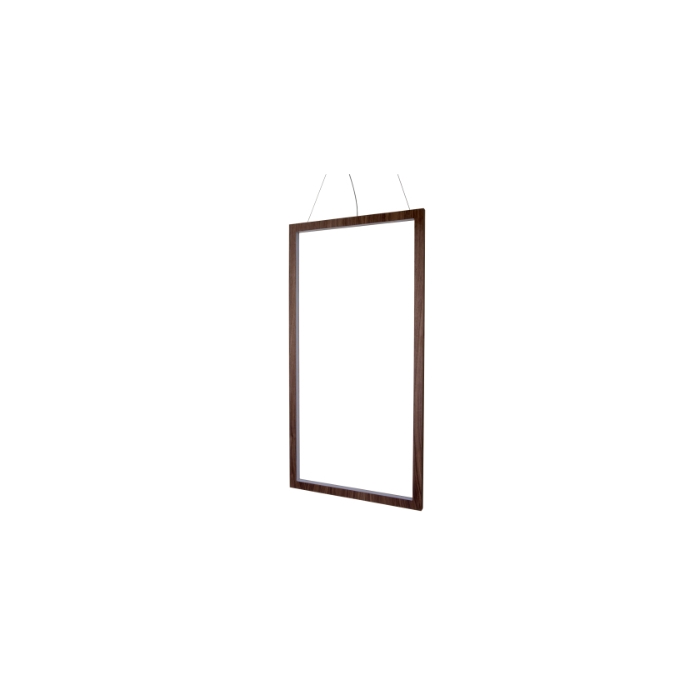 Pendente Fox Lustres Madeira 46 watts 3000K Bivolt 800x400mm 3017