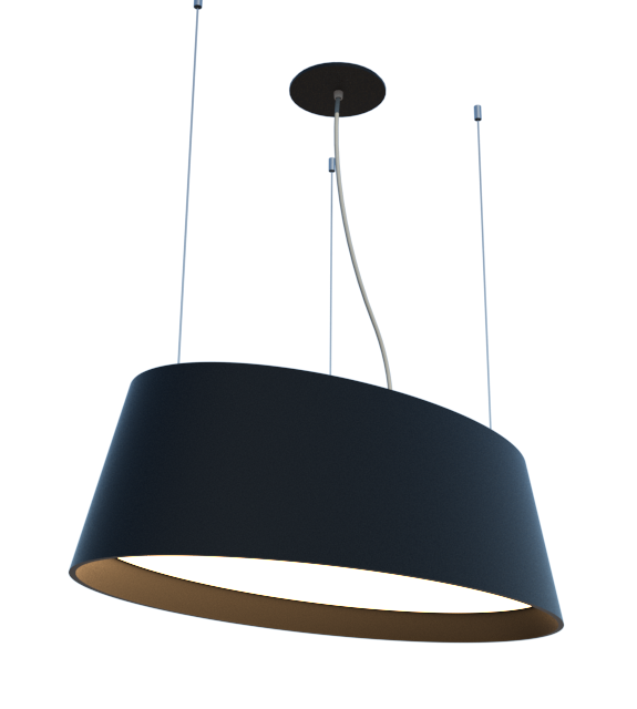 Pendente Fox Lustres Madeira Oval 4L E27 210x800x400mm 226