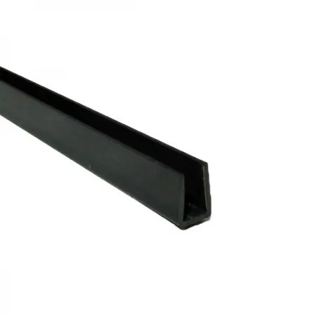 Perfil Alpertone para Neon Flex PVC Preto Barra 2 metros 0626P