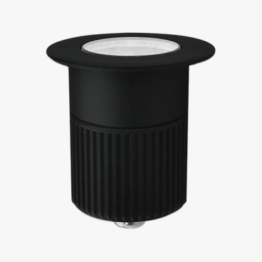 Embutido de Solo Mundial 10 watts IRC95 3000K 12° IP67 Bivolt Anti Ofuscante Ø80x94mm ML-0424