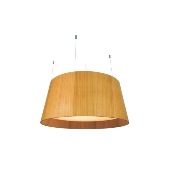 Pendente Fox Lustres Madeira Cônico 7L E27 Ø1000X350mm 103