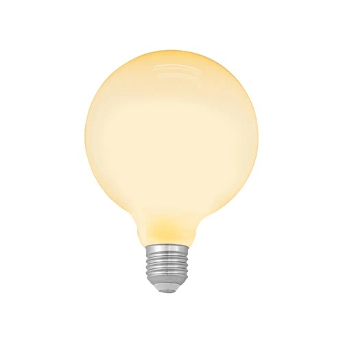 Lâmpada Opus Ballon G125 Latte Leitosa 8 watts 2400K Ø125x170mm OPS 32849