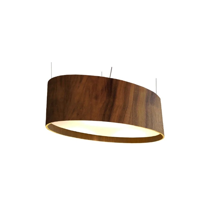 Pendente Fox Lustres Madeira Oval 4L E27 210x650x400mm 460