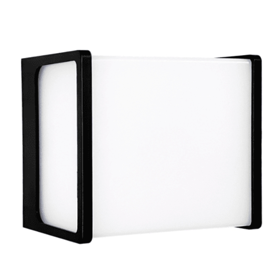 Arandela Opus New Home 8 Watts 3000K Preto 120x120x90mm OPS 81751