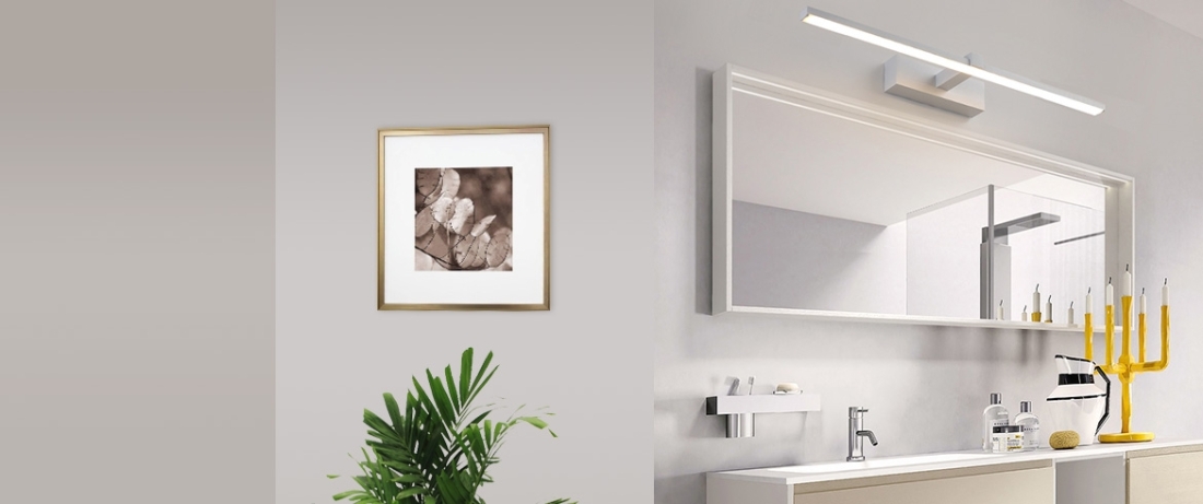 Arandela Opus LED Aquila 12 watts 3000K Bivolt IP44 600mm Branco OPS 82772