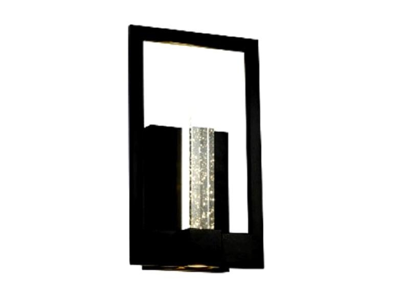 Arandela Starlux Marche Preto Fosco 7 watts 2700K 210x330mm GSL001BK