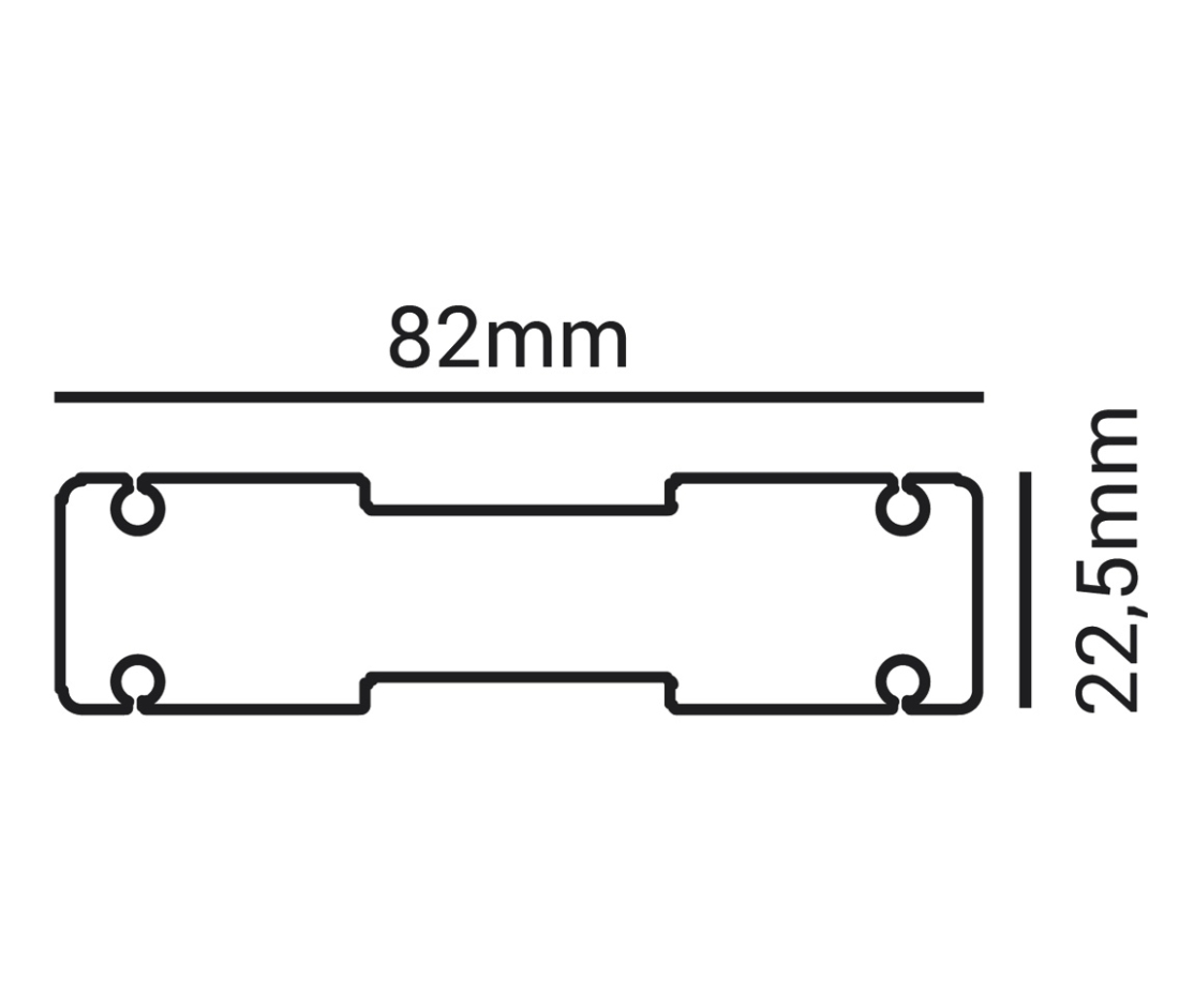 Conector  de Ferro para Spot Embutir Opus LED PAR20 e AR70 82x22,5x7mm OPS 80396
