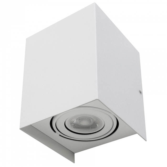 Arandela TKS Quadrado Multi-Direcionável 1L Dicroica MR16 120x120x120mm 4026