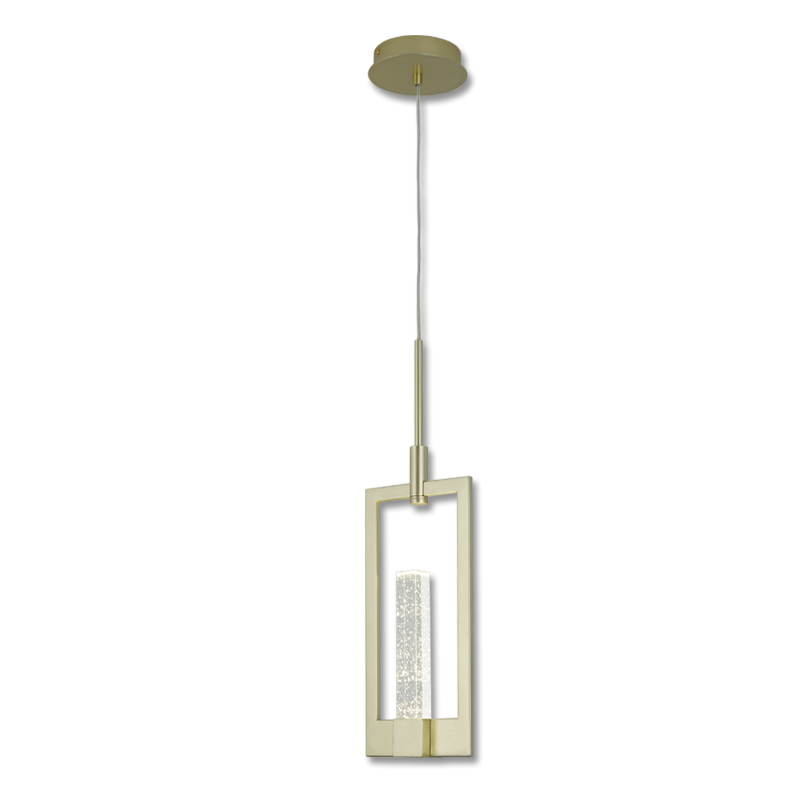 Pendente Starlux Marche Ouro Fosco 7 watts 2700K 180x420mm GSL002MG