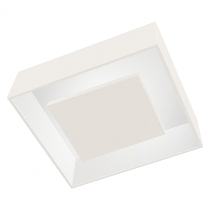 Plafon Rebatedor TKS Quadrado 4L E27 350x350x80mm 1019-P