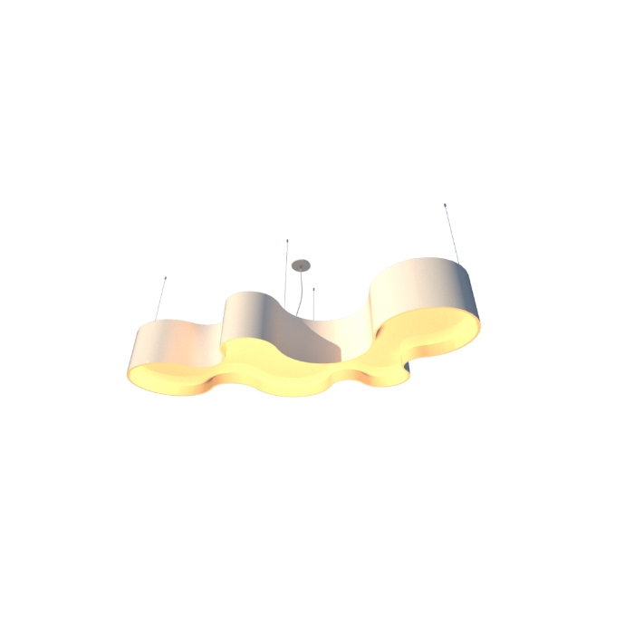 Pendente Fox Lustres Madeira Semi Cilíndrico 8L E27 210x1450x650mm 4000