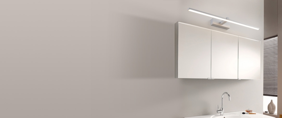 Arandela Opus LED Aquila 8 watts 3000K Bivolt IP44 400mm Branco OPS 82765