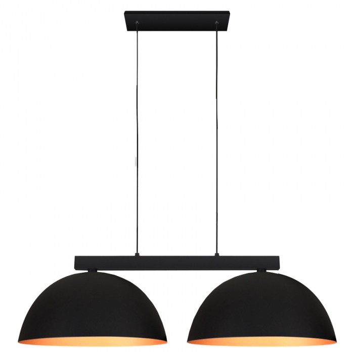 Pendente TKS Levi Duplo Meia Esfera 2L E27 840x370x2000mm 1718