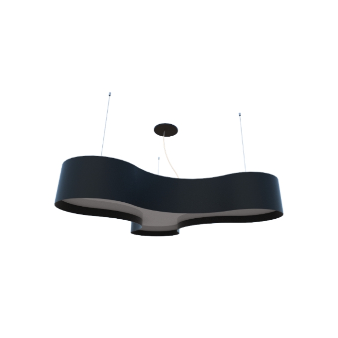 Pendente Fox Lustres Madeira Semi Cilíndrico 6L E27 210x1000x1000mm 480