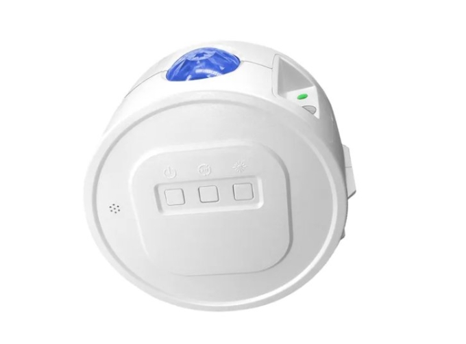 Luminária de Mesa Opus Galaxy Projetor 7,5 Watts Branco Céu Estrelado Ø152x64mm OPS 81232