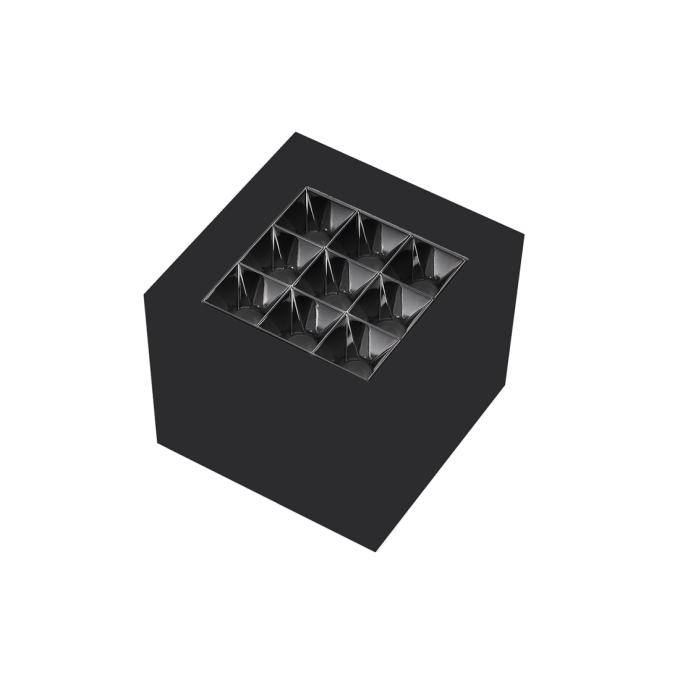 Spot Sobrepor Opus LED Soul 10 watts 2700K IRC90 30° IP20 81x81x68mm Preto OPS 83946
