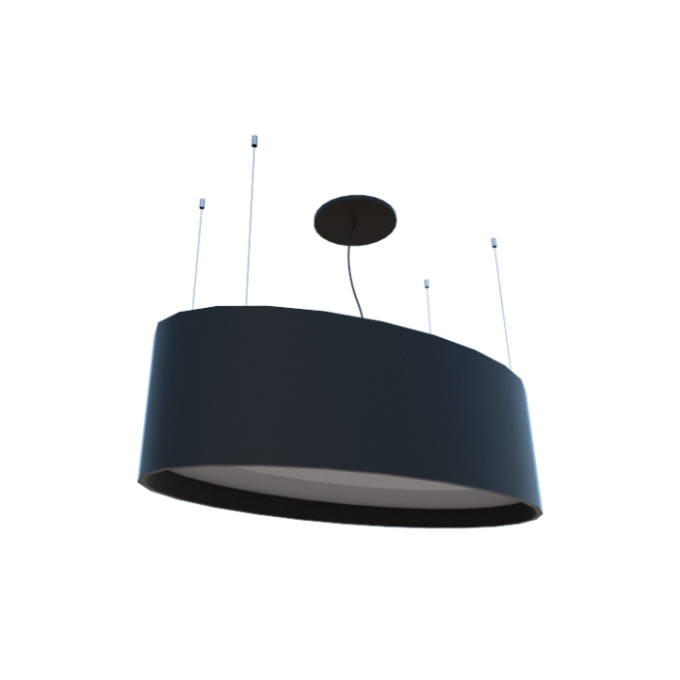 Pendente Fox Lustres Madeira Oval 4L E27 210x760x290mm 470