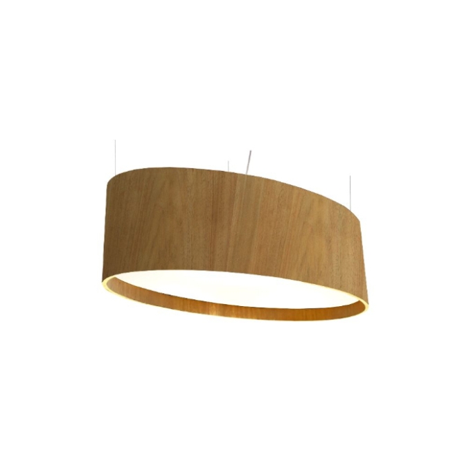 Pendente Fox Lustres Madeira Oval 4L E27 210x760x290mm 470