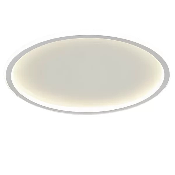 Plafon Opus LED Telaio Redondo 28 watts 3000K Bivolt Ø415x45mm Branco OPS 83618