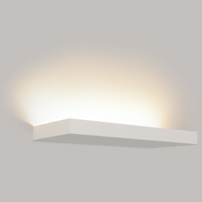 Arandela TKS Retangular P 1L T8 Tubular 600mm 625x200x40mm 4035-P