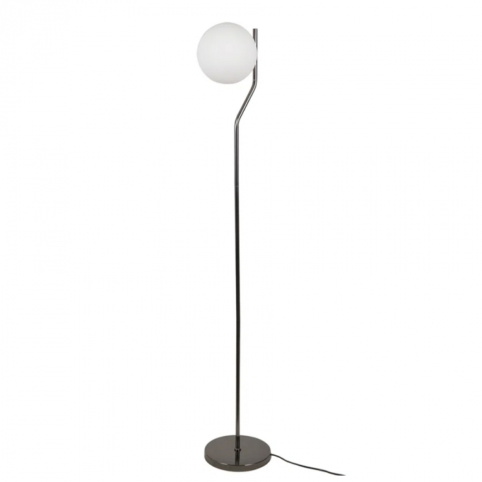 Coluna Bella Viva Cromo Negro e Branco 1L E27 Ø250x1600mm SQ008B