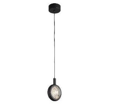 Pendente Starlux Koule Preto Fosco 5 watts 2700K Bivolt Ø80mm KZ011BK