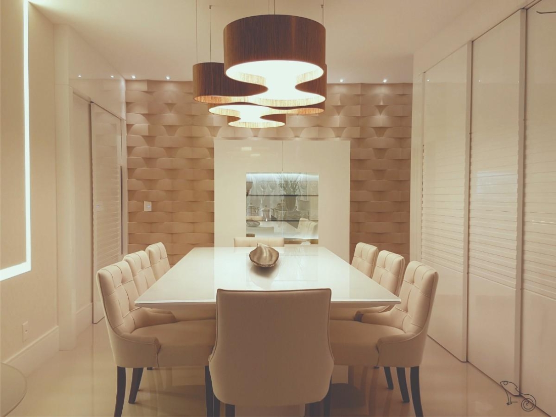 Pendente Accord Orgânico Semi Cilíndrico KS 81 watts 2700K Bivolt 1200x200x840mm 263LED