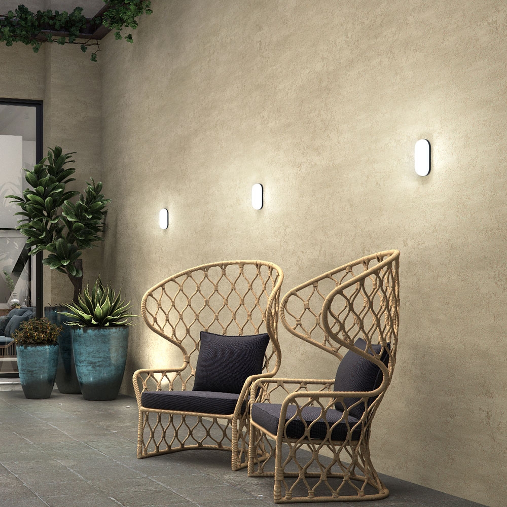 Arandela Tartaruga Preta Blumenau 15 watts 3000K Bivolt 200x100x48mm 15153016