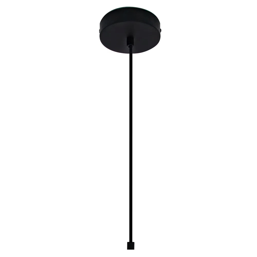 Pendente Bella Gude Preto e Branco 1L G9 Ø170x470mm SQ013B