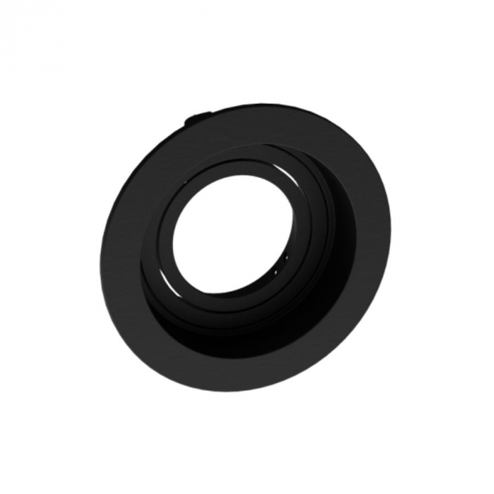 Spot Embutir Recuado Moon PAR30 Preto Ø170mm 1060283