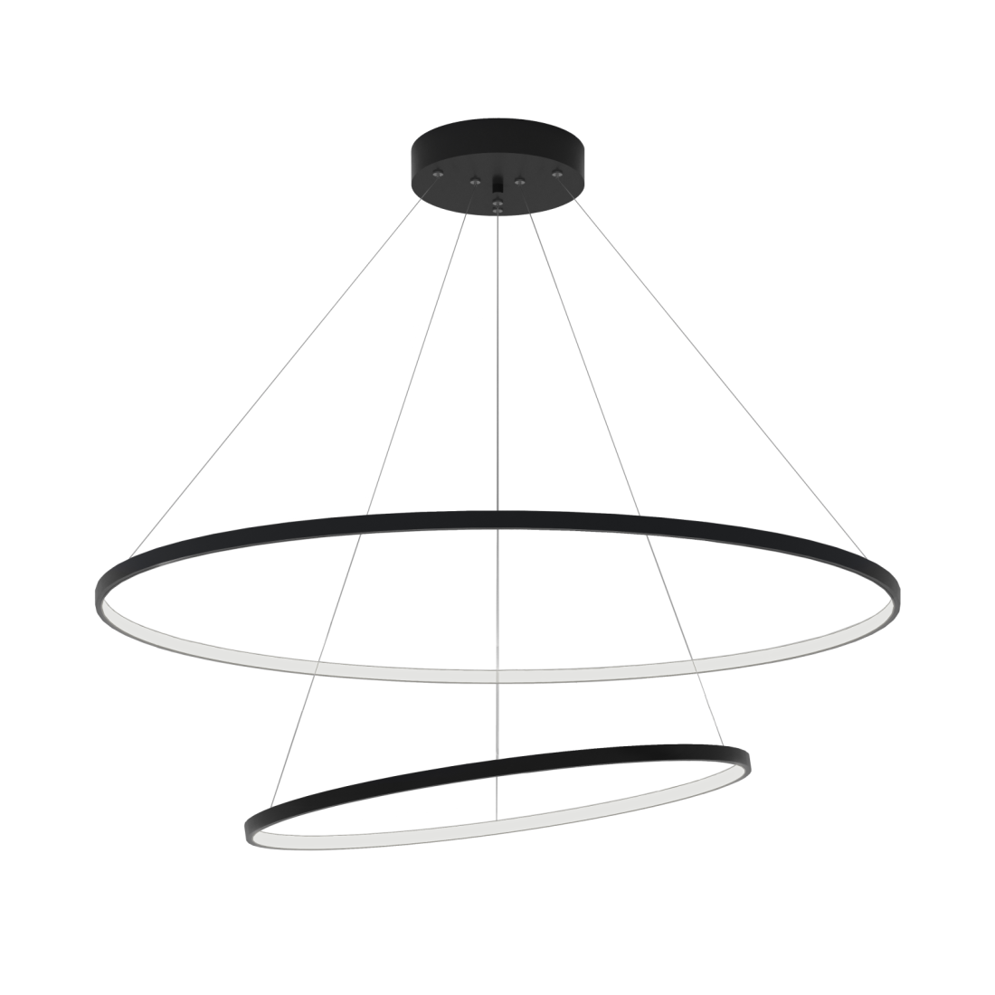 Pendente Montare Anello Duplo 65 watts Ø1000/800mm 127108