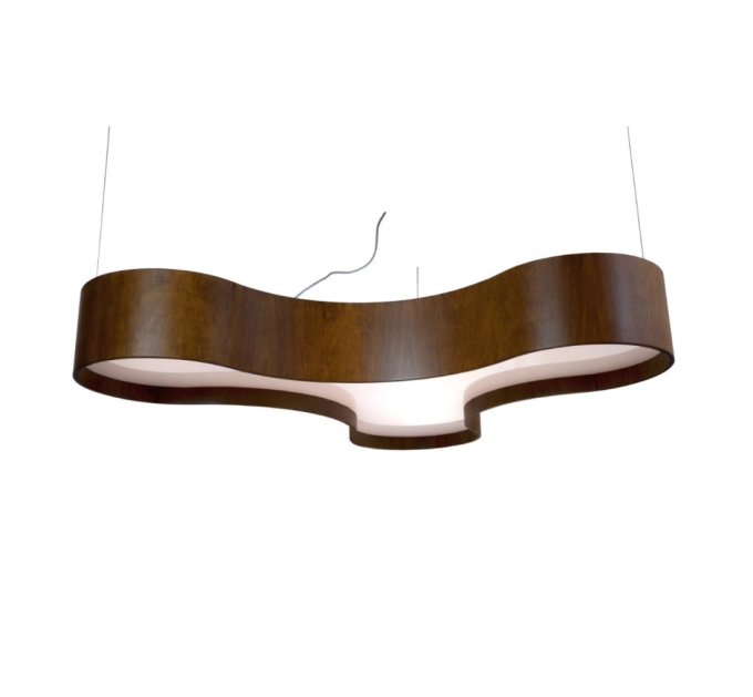 Pendente Accord Orgânico Trevo 96 watts 2700K Bivolt 1200x200x1200mm 1222LED
