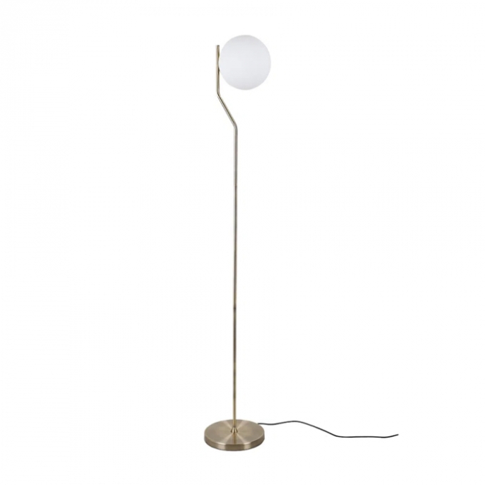 Coluna Bella Viva Dourado e Branco 1L E27 Ø250x1600mm SQ008
