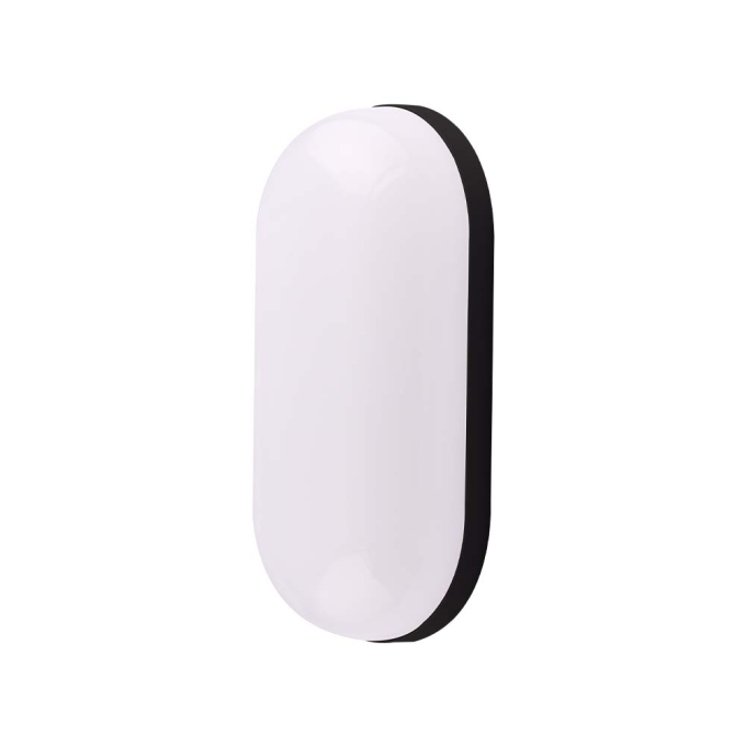 Arandela Tartaruga Preta Blumenau 8 watts 6500K Bivolt 165x75x41mm 15086016