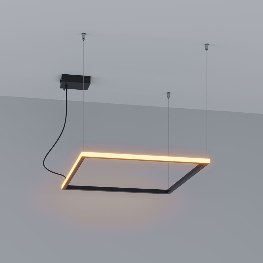 Pendente Montare Vega Plus Led Externo 36,8 watts 800x800mm 33580