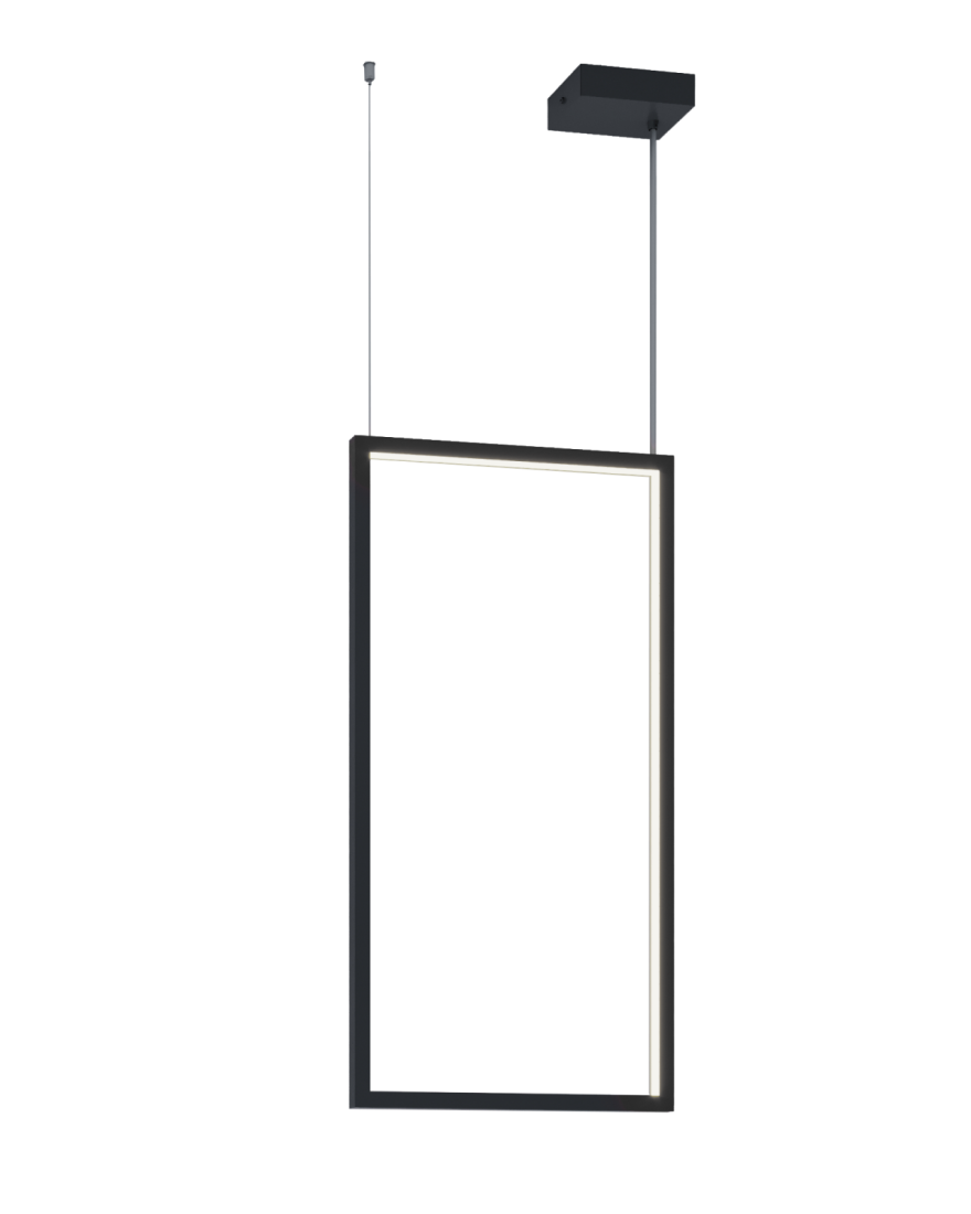 Pendente Montare Quadra Retangular 18,4 watts 600x200mm 28565