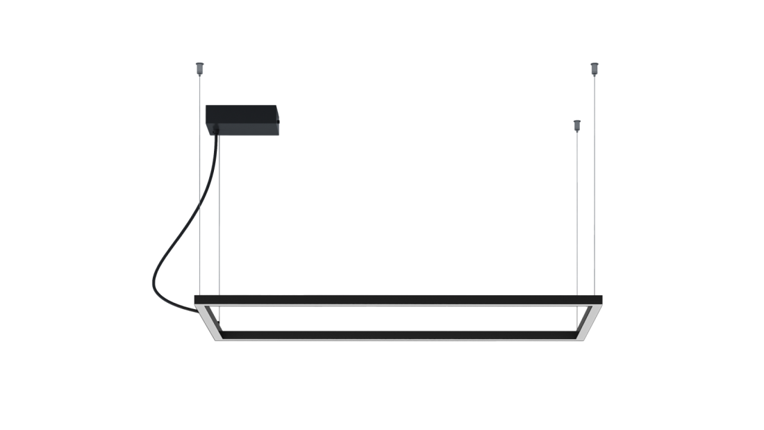 Pendente Montare Vega Plus Led Para Baixo 27,6 watts 800x400mm 33381
