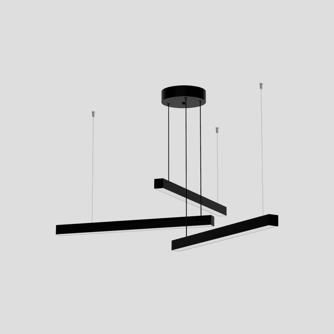 Pendente Montare Linear Plus Triplo 34,5 watts 1000x35x35mm 396100