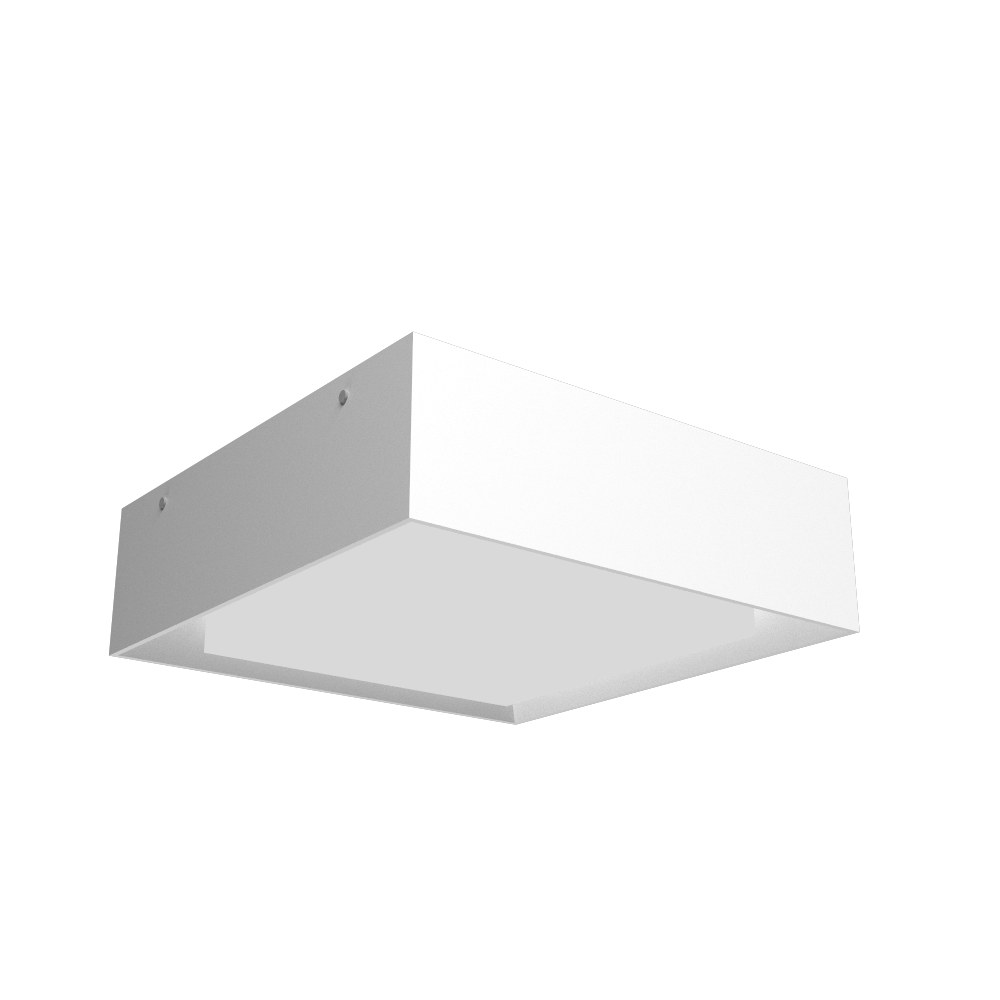 Plafon Accord Meio Squadro 4L E27 600x600x120mm 584