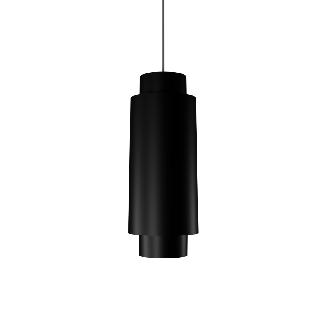 Pendente Accord Cilíndrico Duplo Madeira 1L E27 Ø160x400mm 1477