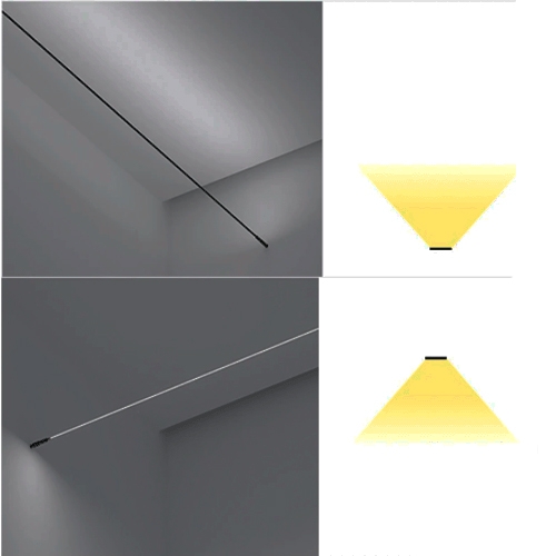 Perfil Opus LED Highline Preto 10 metros OPS 83779