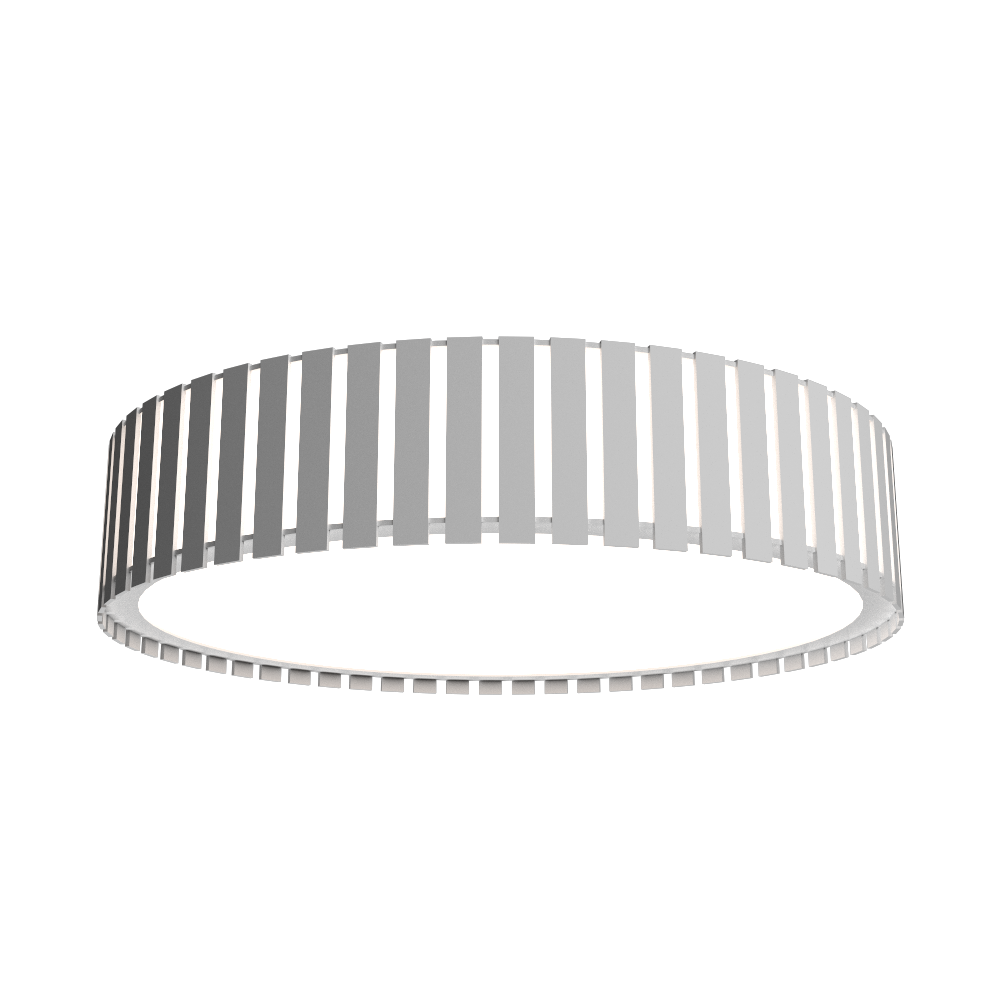 Plafon Accord Cilíndrico Ripado 3L E27 Ø600x150mm 5034