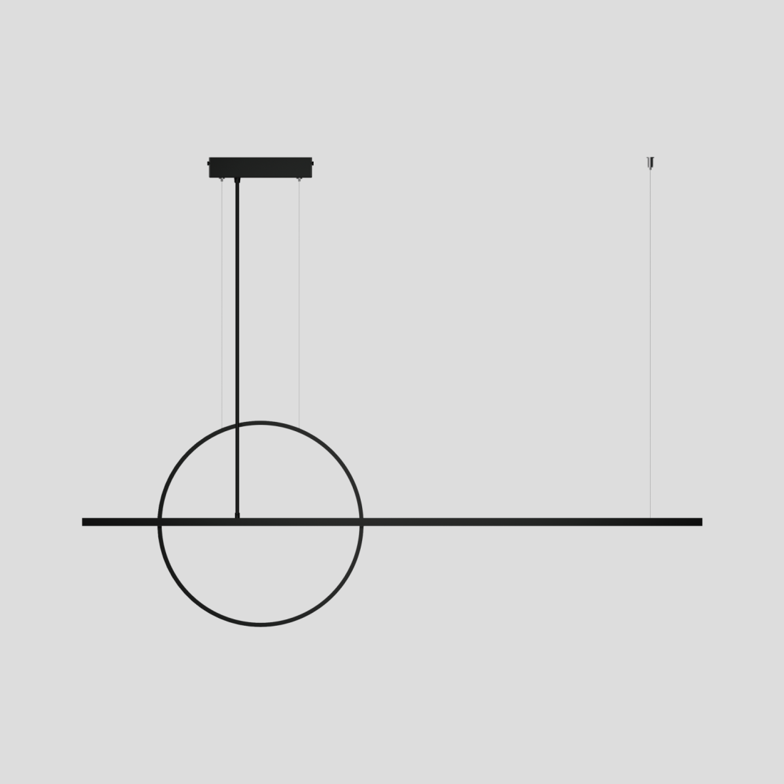 Pendente Montare Maia 28,5 watts Ø400x1200mm 269120