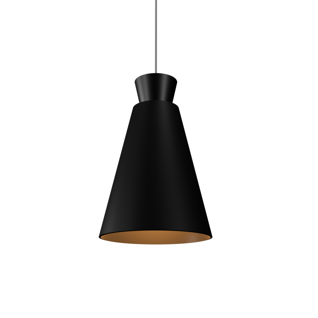 Pendente Accord Cônico Madeira 1L E27 Ø270x380mm 1473