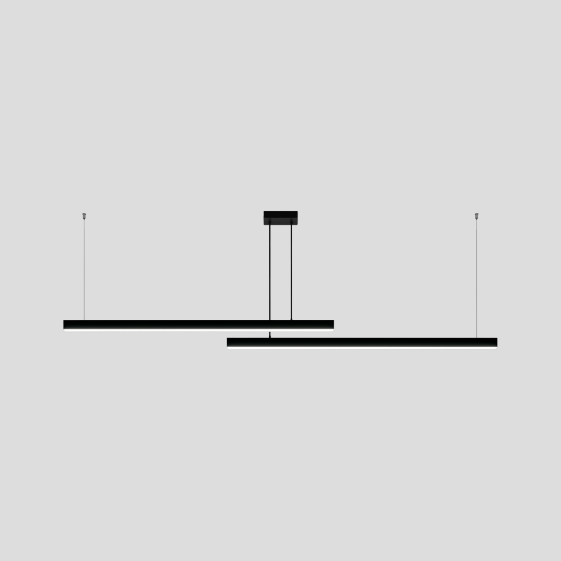 Pendente Montare Linear Duplo 23 watts 1400x80x40mm 388140